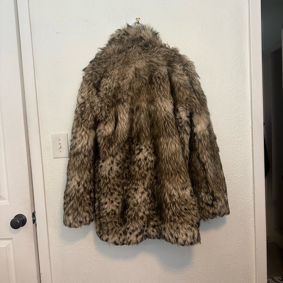 Handmade reversible faux fur coat - Picture 6 of 7